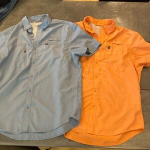2 American Outdoorsman Fishing Shirts